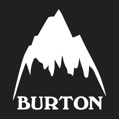 Burton Mountain Logo White